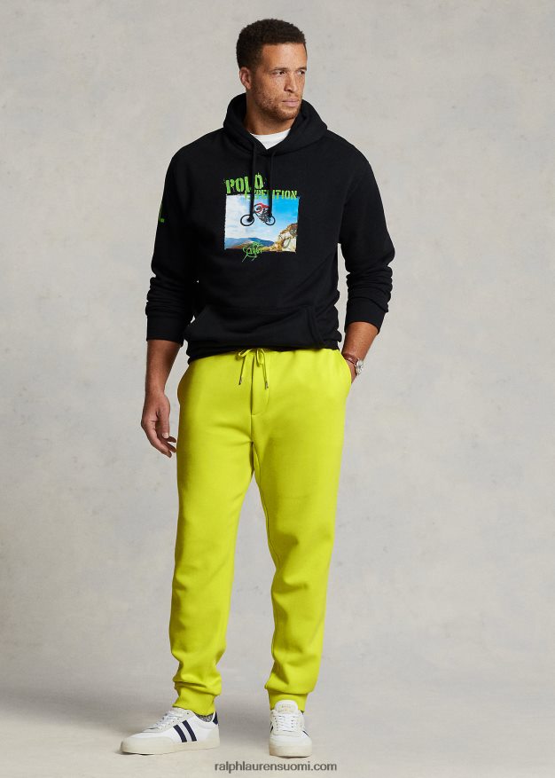 Ralph Lauren miehet kaksinkertaiset lenkkeilyhousut 0Z24ZR1528 laser keltainen