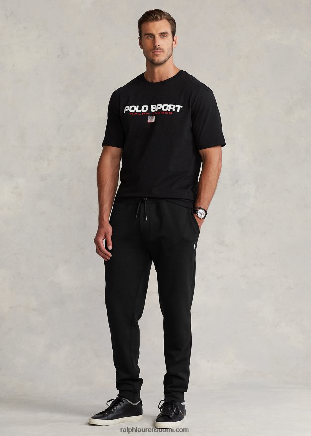 Ralph Lauren miehet kaksinkertaiset lenkkeilyhousut 0Z24ZR1529 musta