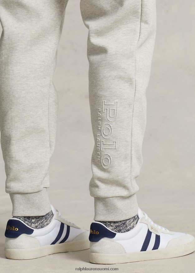 Ralph Lauren miehet logokuvioidut kaksoisneulotut lenkkeilyhousut 0Z24ZR1369 kevyt urheilullinen kanerva