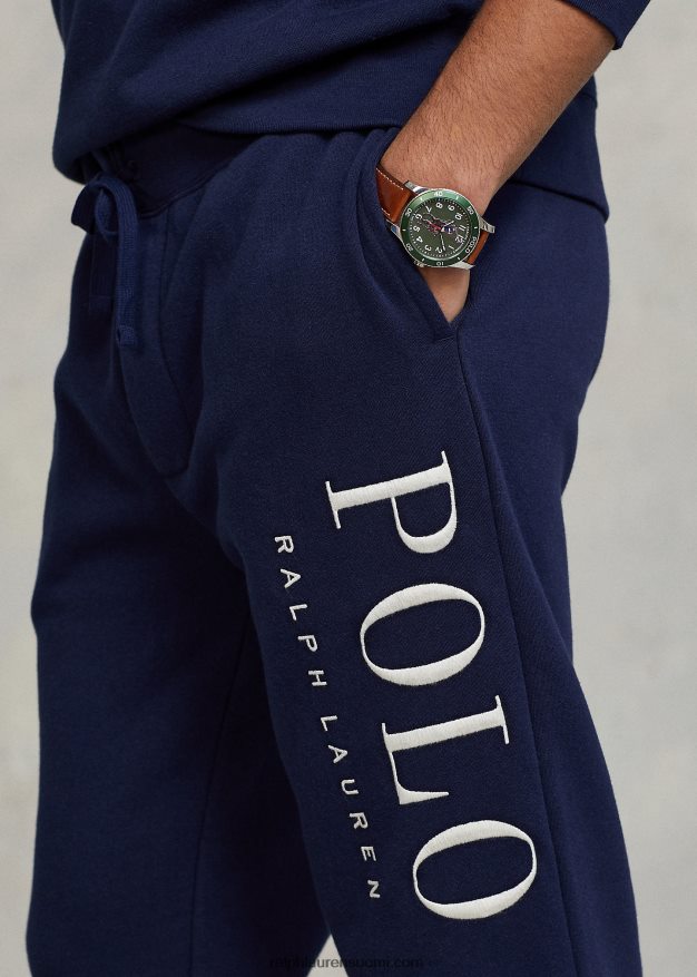 Ralph Lauren miehet logolla brodeeratut fleece-housut 0Z24ZR1245 risteilylaivasto