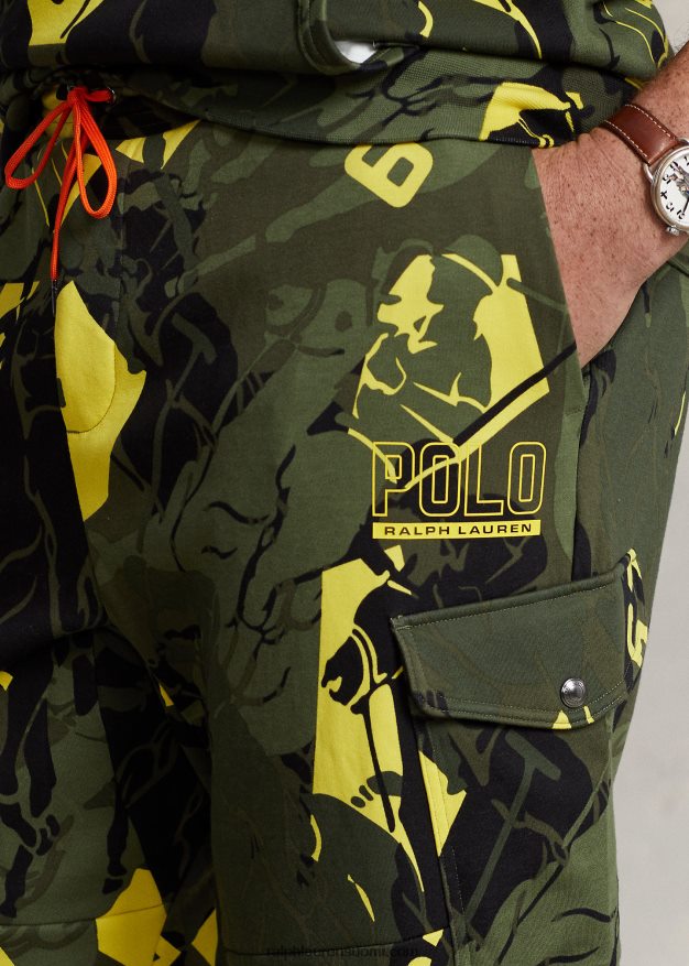 Ralph Lauren miehet logopolo poni lenkkeilyhousut 0Z24ZR1404 huippukokous camo