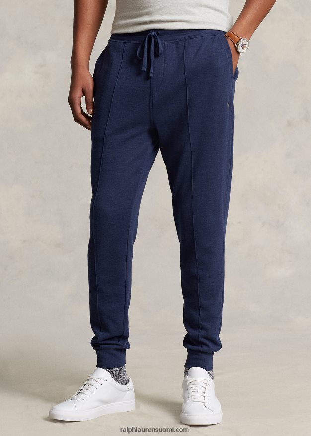 Ralph Lauren miehet ylellinen jersey lenkkeilyhousut 0Z24ZR720 kevät laivastonsininen kanerva