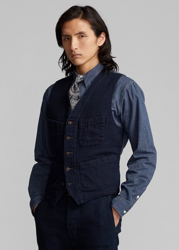 Ralph Lauren miehet indigo kalanruotoliivi 0Z24ZR1752 syvä laivasto