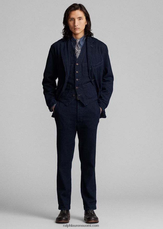 Ralph Lauren miehet indigo kalanruotoliivi 0Z24ZR1752 syvä laivasto