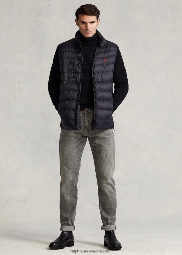 Ralph Lauren miehet pakattava liivi 0Z24ZR1921 musta