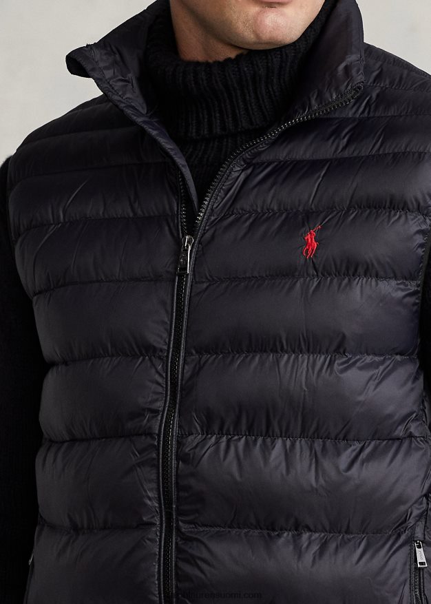 Ralph Lauren miehet pakattava liivi 0Z24ZR1921 musta