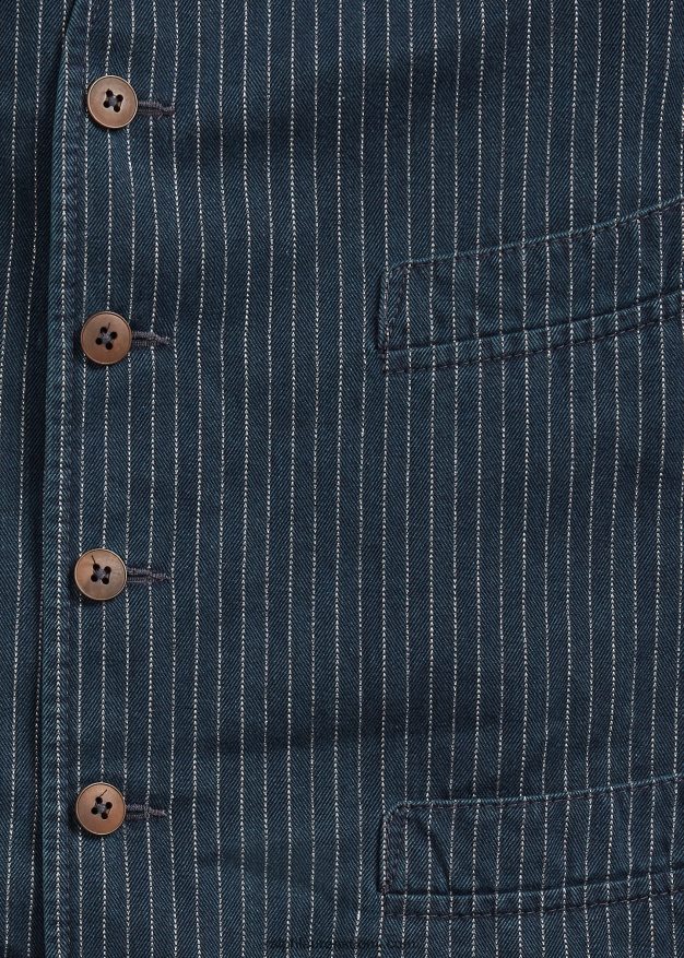 Ralph Lauren miehet raidallinen kalanruotoliivi 0Z24ZR1746 indigo neularaita