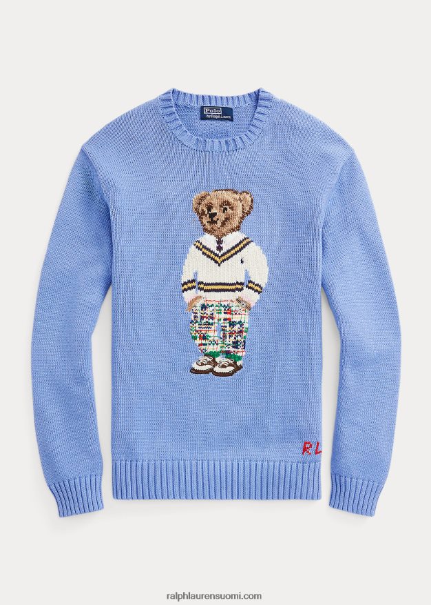 Ralph Lauren miehet poolo bear puuvillapusero 0Z24ZR835 pehmeä kuninkaallinen