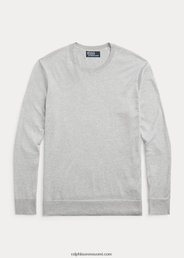 Ralph Lauren miehet puuvillainen crewneck neule 0Z24ZR1068 ja kanervan päällä