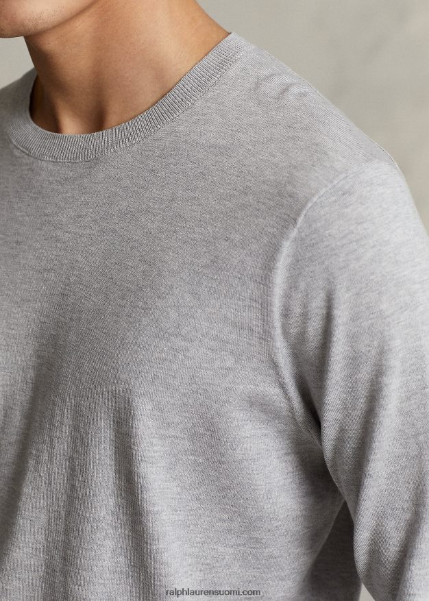 Ralph Lauren miehet puuvillainen crewneck neule 0Z24ZR1068 ja kanervan päällä