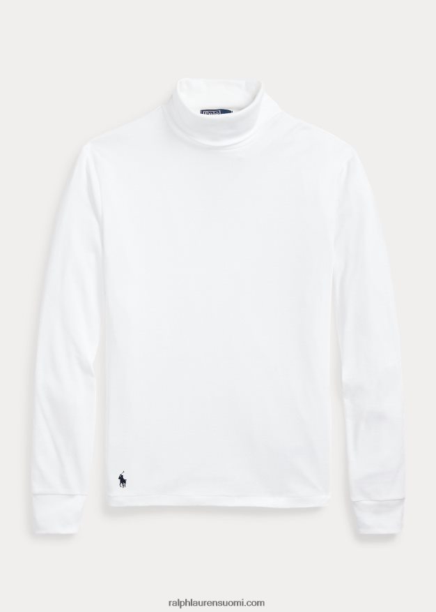 Ralph Lauren miehet uurrettu puuvillasekoitettu villapaita 0Z24ZR8639 valkoinen