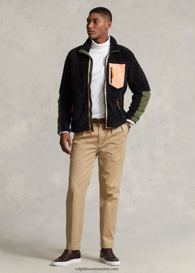 Ralph Lauren miehet uurrettu puuvillasekoitettu villapaita 0Z24ZR8639 valkoinen