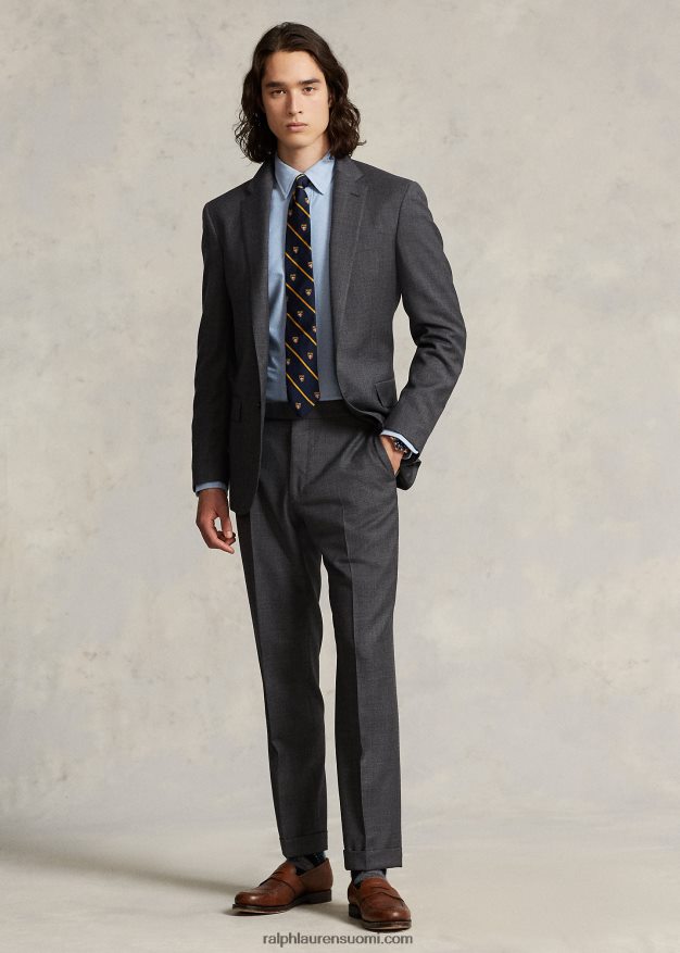 Ralph Lauren miehet custom fit monogrammi oxford-paita 0Z24ZR110 sininen