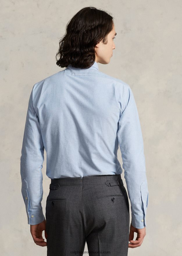 Ralph Lauren miehet custom fit monogrammi oxford-paita 0Z24ZR110 sininen