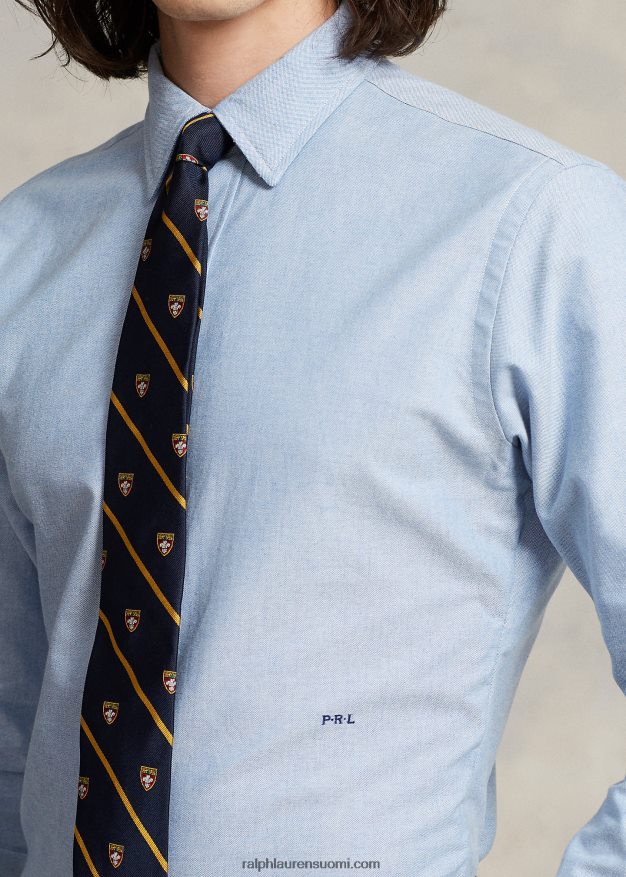 Ralph Lauren miehet custom fit monogrammi oxford-paita 0Z24ZR110 sininen