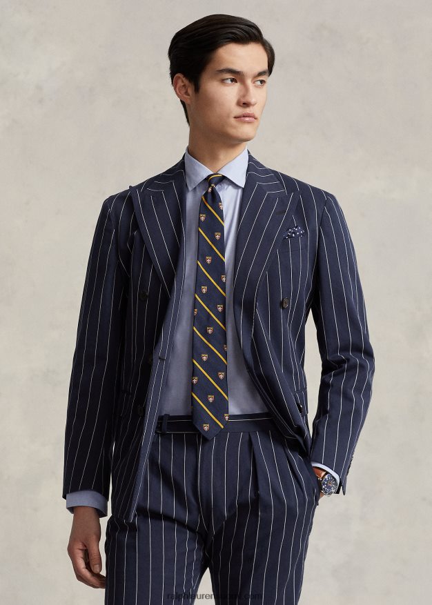 Ralph Lauren miehet custom fit popliinipaita 0Z24ZR892 vaaleansininen/valkoinen