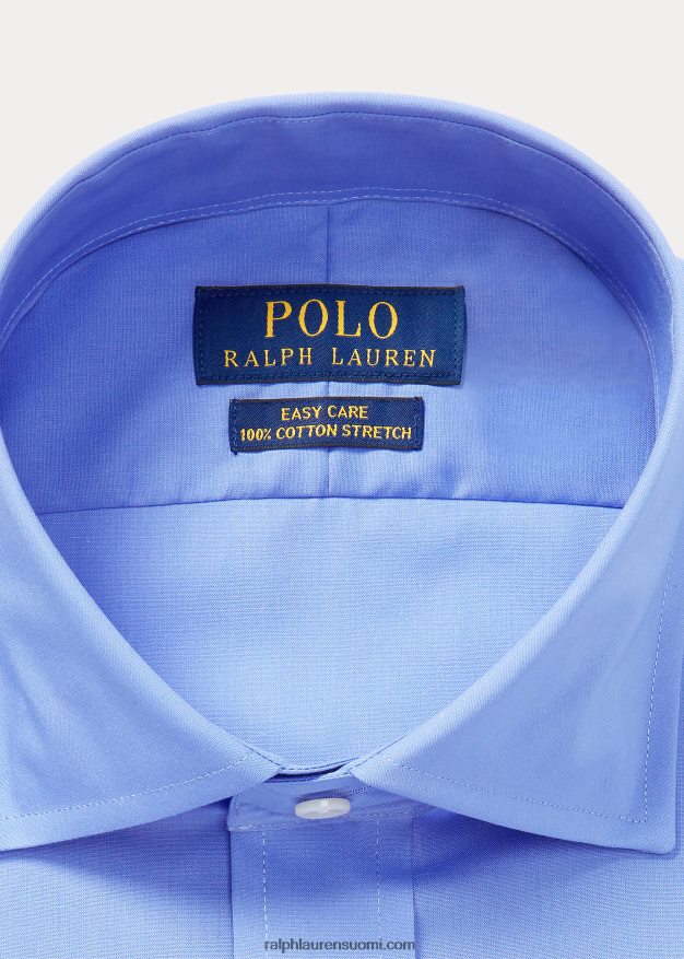 Ralph Lauren miehet custom fit popliinipaita 0Z24ZR913 copen sininen