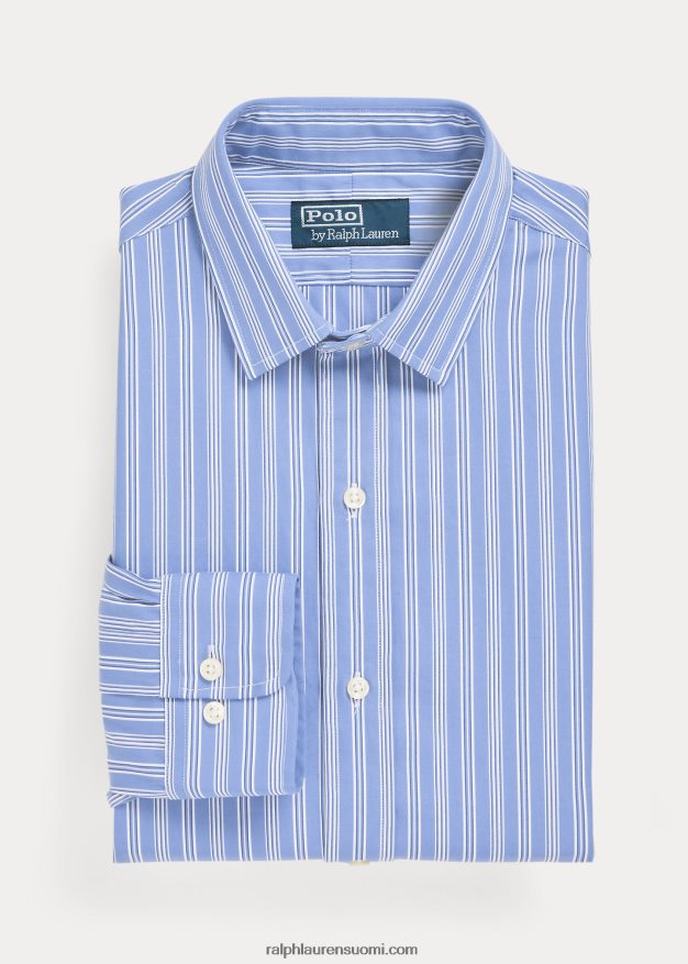 Ralph Lauren miehet mittatilaustyönä raidallinen paita 0Z24ZR8650 valkoinen