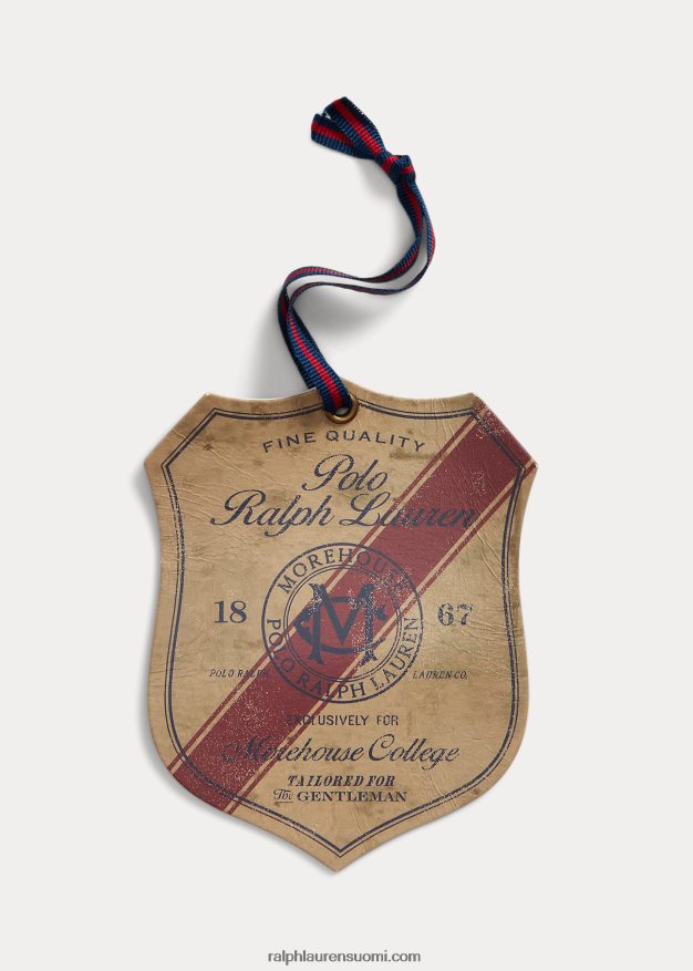 Ralph Lauren miehet morehouse-kokoelman monogrammipaita 0Z24ZR1282 sininen/laivasto