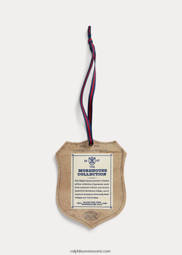 Ralph Lauren miehet morehouse-kokoelman monogrammipaita 0Z24ZR1283 sininen