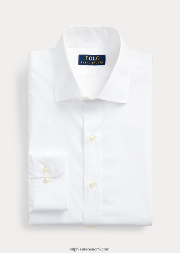 Ralph Lauren miehet regent custom fit popliinipaita 0Z24ZR819 valkoinen