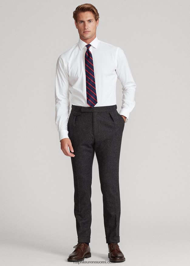 Ralph Lauren miehet regent custom fit popliinipaita 0Z24ZR819 valkoinen