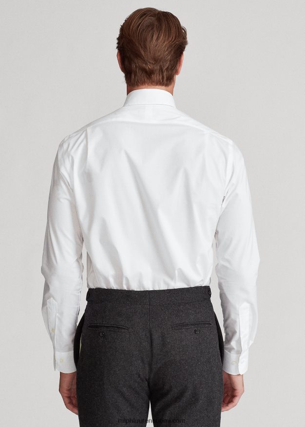 Ralph Lauren miehet regent custom fit popliinipaita 0Z24ZR819 valkoinen