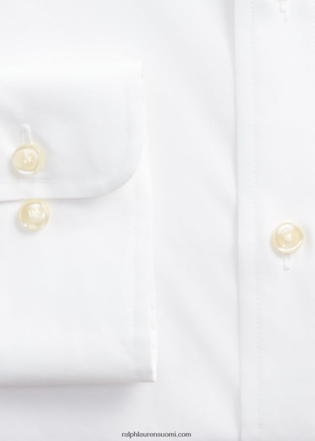 Ralph Lauren miehet regent custom fit popliinipaita 0Z24ZR819 valkoinen