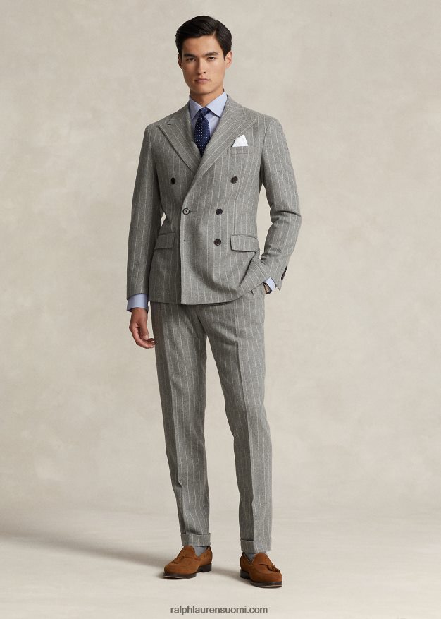 Ralph Lauren miehet regent custom fit popliinipaita 0Z24ZR821 vaaleansininen/valkoinen