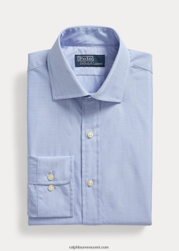 Ralph Lauren miehet regent custom fit popliinipaita 0Z24ZR8482 sininen