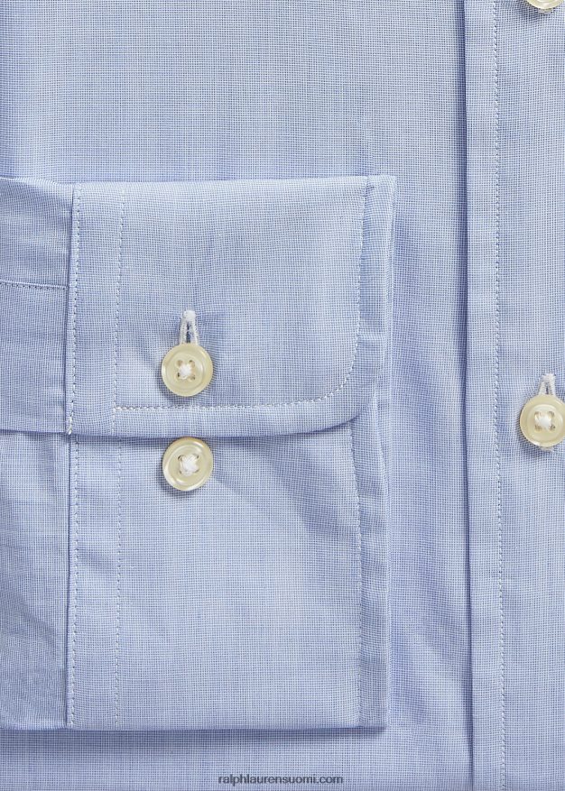 Ralph Lauren miehet regent custom fit popliinipaita 0Z24ZR8482 sininen