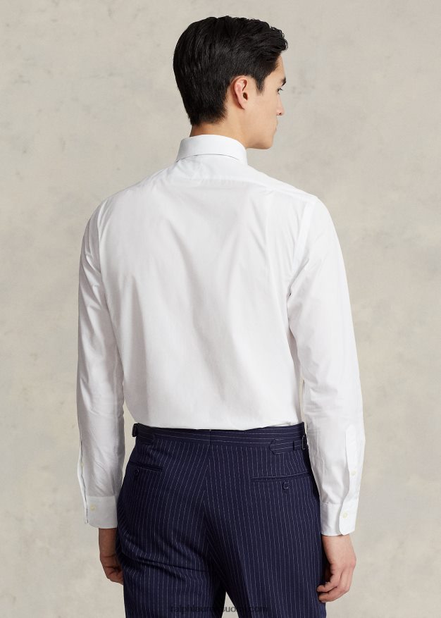 Ralph Lauren miehet regent slim fit popliinipaita 0Z24ZR783 valkoinen