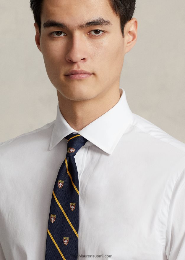Ralph Lauren miehet regent slim fit popliinipaita 0Z24ZR783 valkoinen