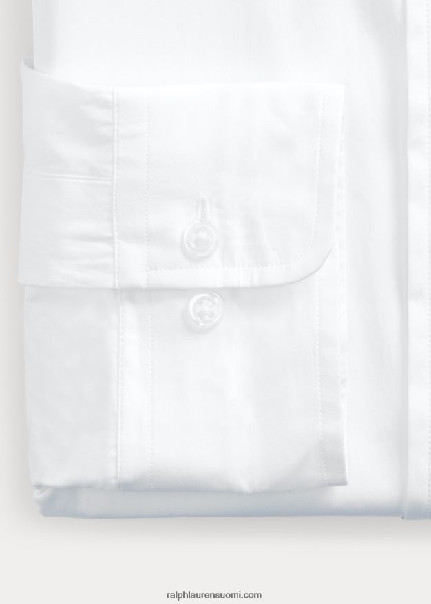 Ralph Lauren miehet regent slim fit popliinipaita 0Z24ZR783 valkoinen