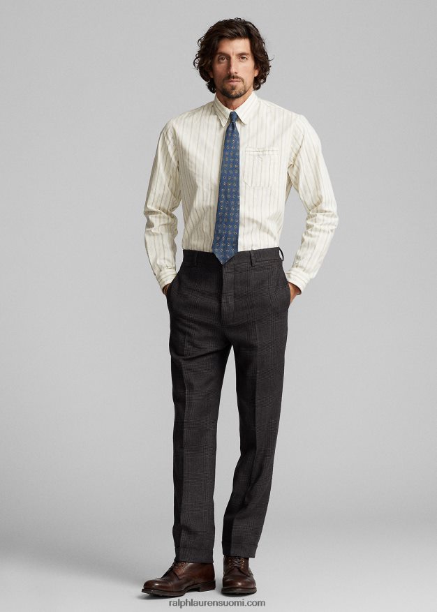 Ralph Lauren miehet slim fit raidallinen dobby-paita 0Z24ZR1793