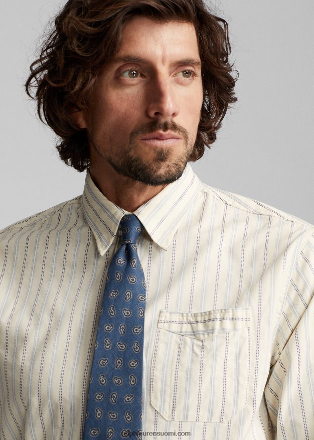 Ralph Lauren miehet slim fit raidallinen dobby-paita 0Z24ZR1793