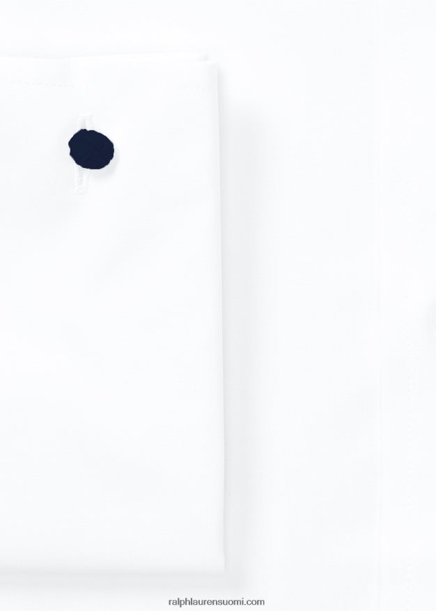 Ralph Lauren miehet slim fit ranskalainen mansettipaita 0Z24ZR427 valkoinen