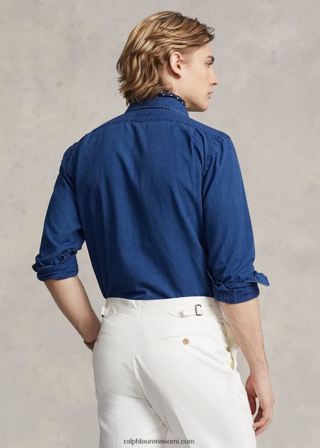 Ralph Lauren miehet slim fit twill-paita 0Z24ZR795 indigo