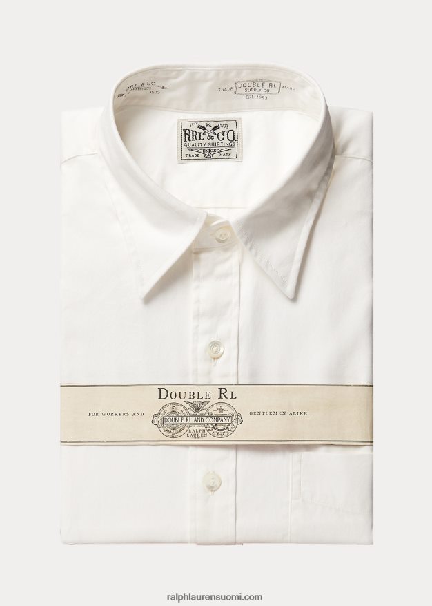 Ralph Lauren miehet täsmällinen oxford-paita 0Z24ZR1758 valkoinen