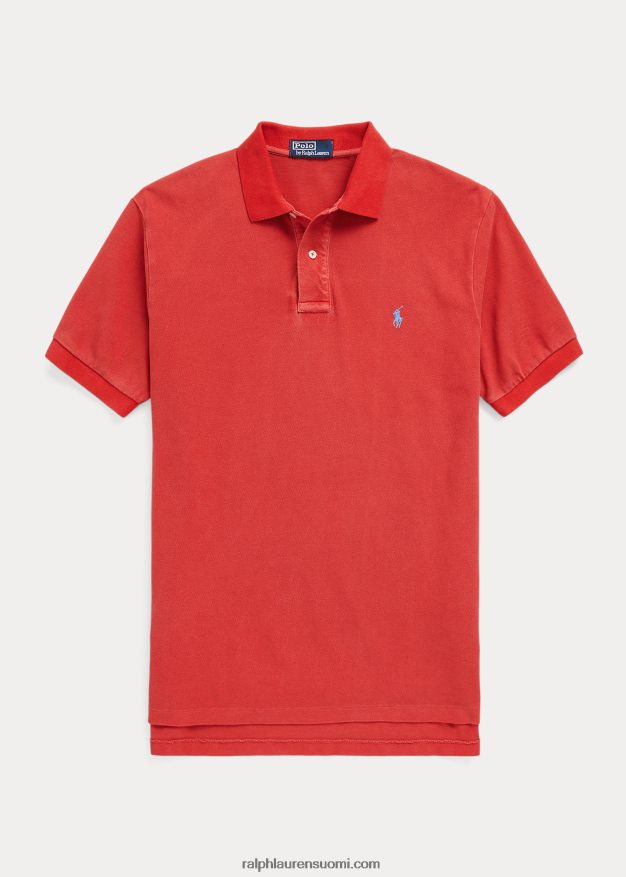 Ralph Lauren miehet alkuperäinen istuva mesh poolopaita 0Z24ZR875 viesti punainen
