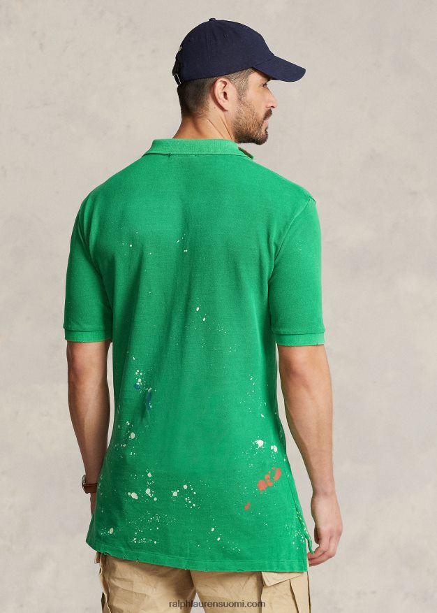 Ralph Lauren miehet distressed mesh poolopaita 0Z24ZR1390 varsi