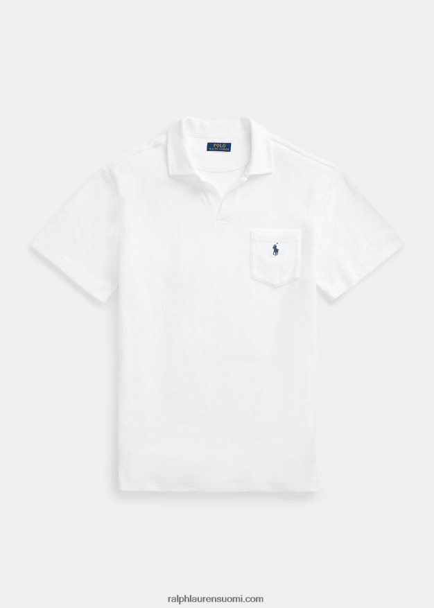 Ralph Lauren miehet frotee poolopaita 0Z24ZR1474 valkoinen
