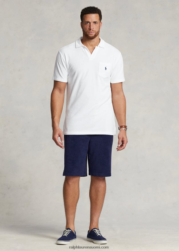 Ralph Lauren miehet frotee poolopaita 0Z24ZR1474 valkoinen