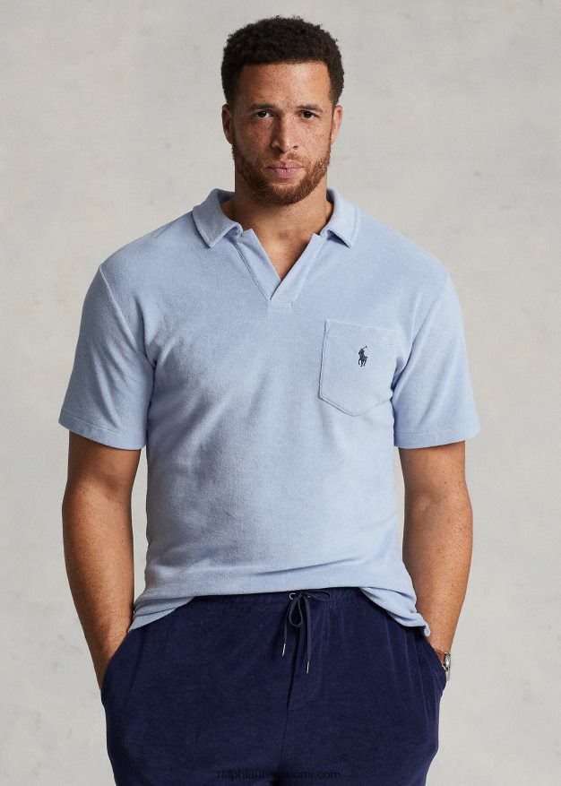 Ralph Lauren miehet frotee poolopaita 0Z24ZR1475 austin sininen