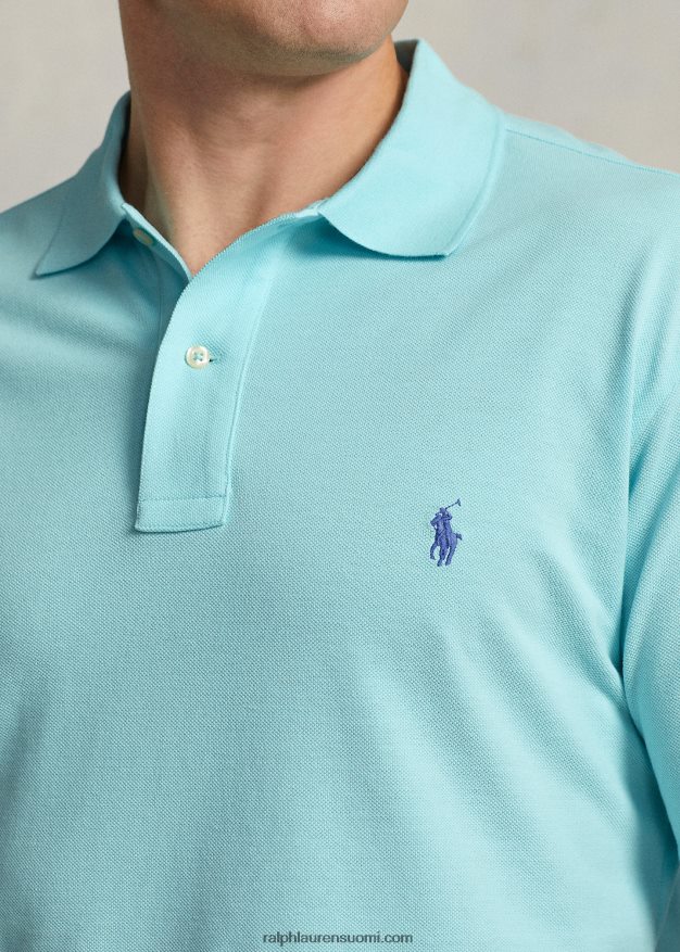Ralph Lauren miehet ikoninen mesh-poolopaita 0Z24ZR1820 saari aqua