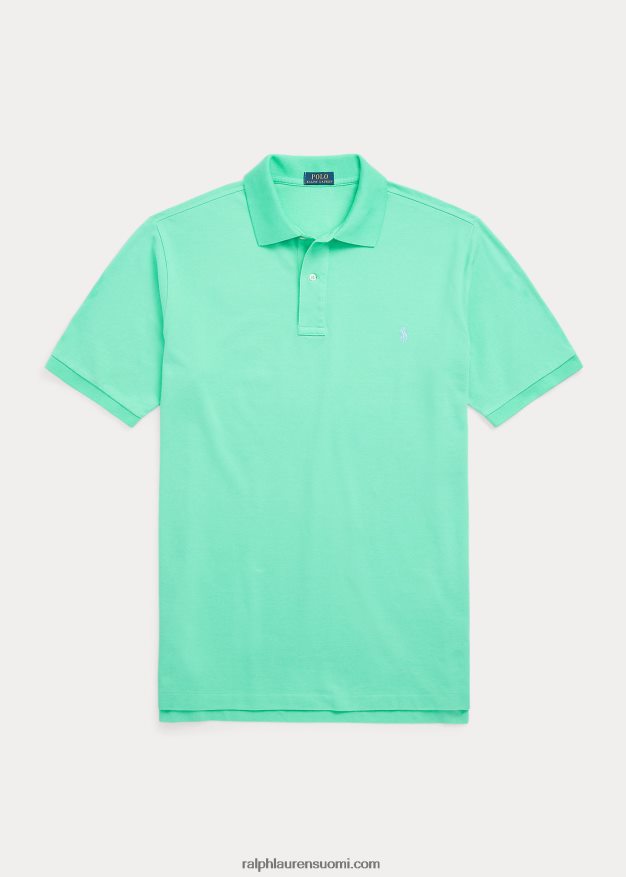 Ralph Lauren miehet ikoninen mesh-poolopaita 0Z24ZR1824 auringonlaskun vihreä