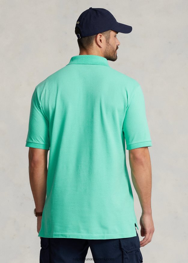 Ralph Lauren miehet ikoninen mesh-poolopaita 0Z24ZR1824 auringonlaskun vihreä
