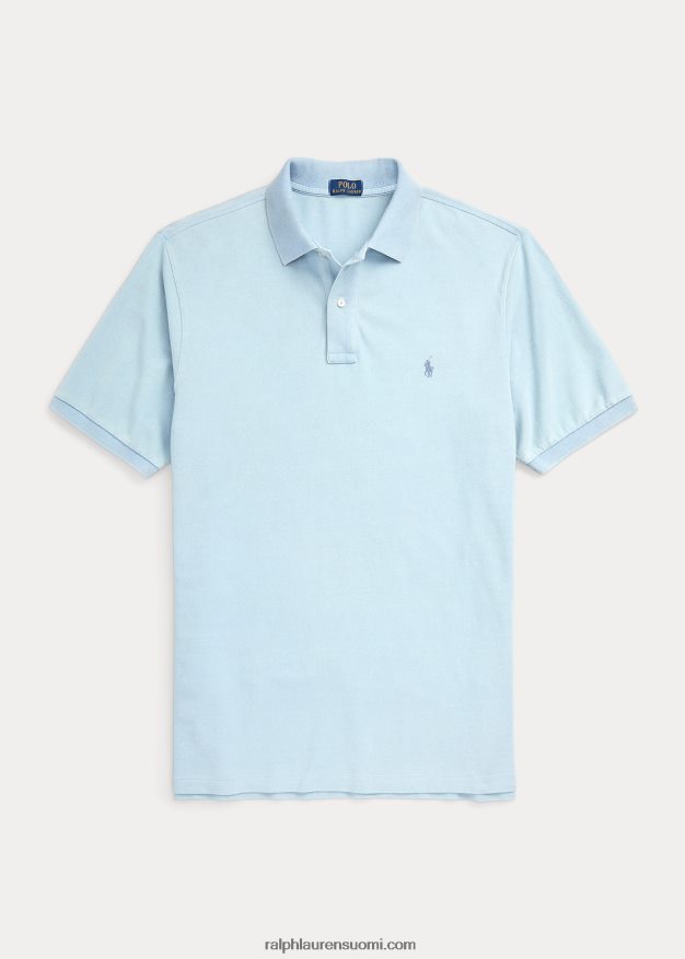 Ralph Lauren miehet ikoninen mesh-poolopaita 0Z24ZR1826 vaalea indigo