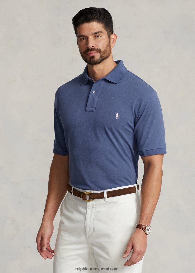Ralph Lauren miehet ikoninen mesh-poolopaita 0Z24ZR1827 vanha kuninkaallinen