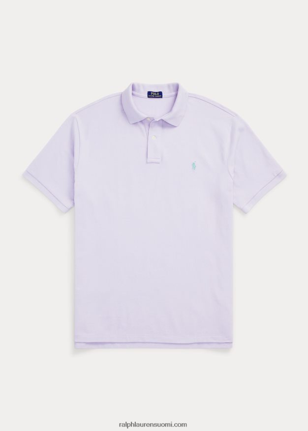 Ralph Lauren miehet ikoninen mesh-poolopaita 0Z24ZR1828 kukka violetti